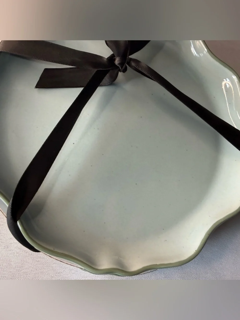 Hearth and Hand Stoneware 7”  Blue Appetizer Plates - Set of 4 - Picture 4 of 8